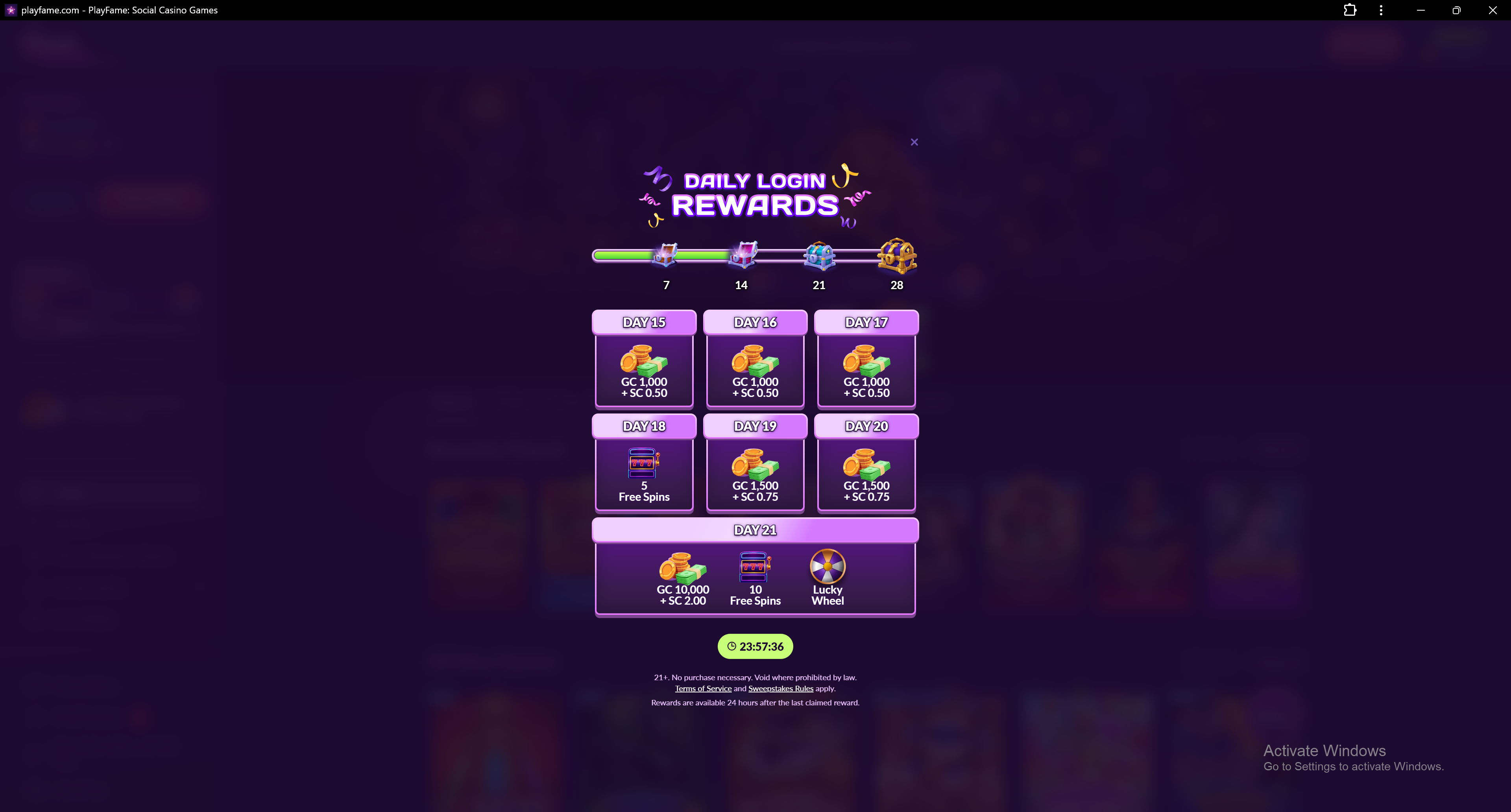 Day 15 Of PlayFame.com